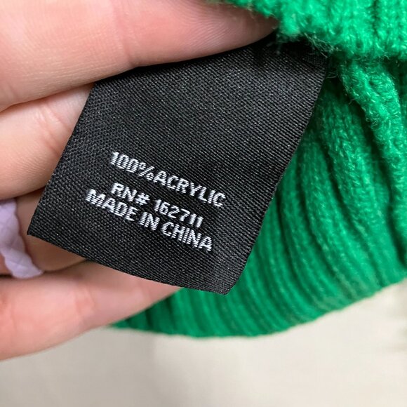 33 Degrees Women's Small Green Loop Christmas Festive Graphic Cardigan Sweater - Picture 7 of 12